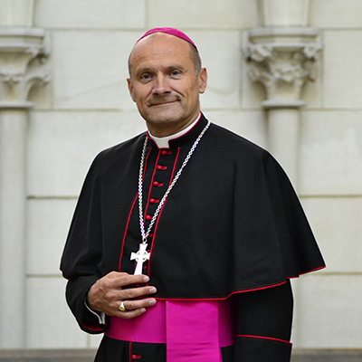 Portrait officiel de Mgr Touvet, évêque du diocèse de Châlons